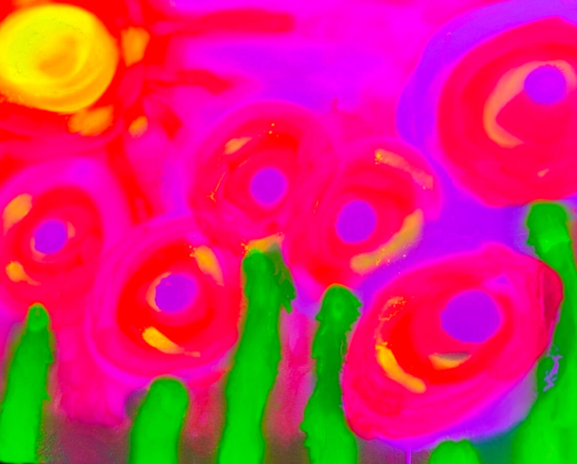 100x70 cm acrílico em canvas